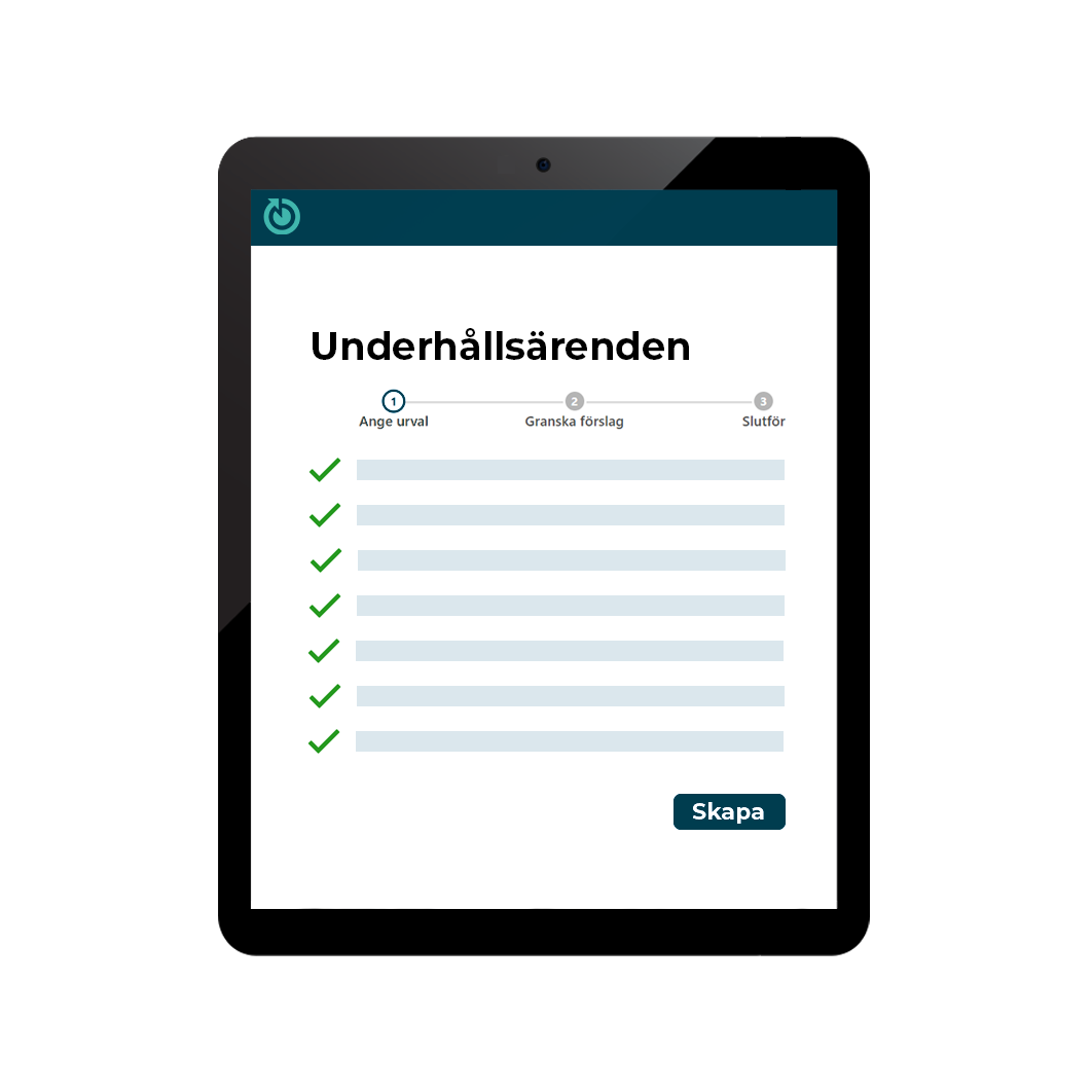 Spara tid med mbiz underhållsplanering